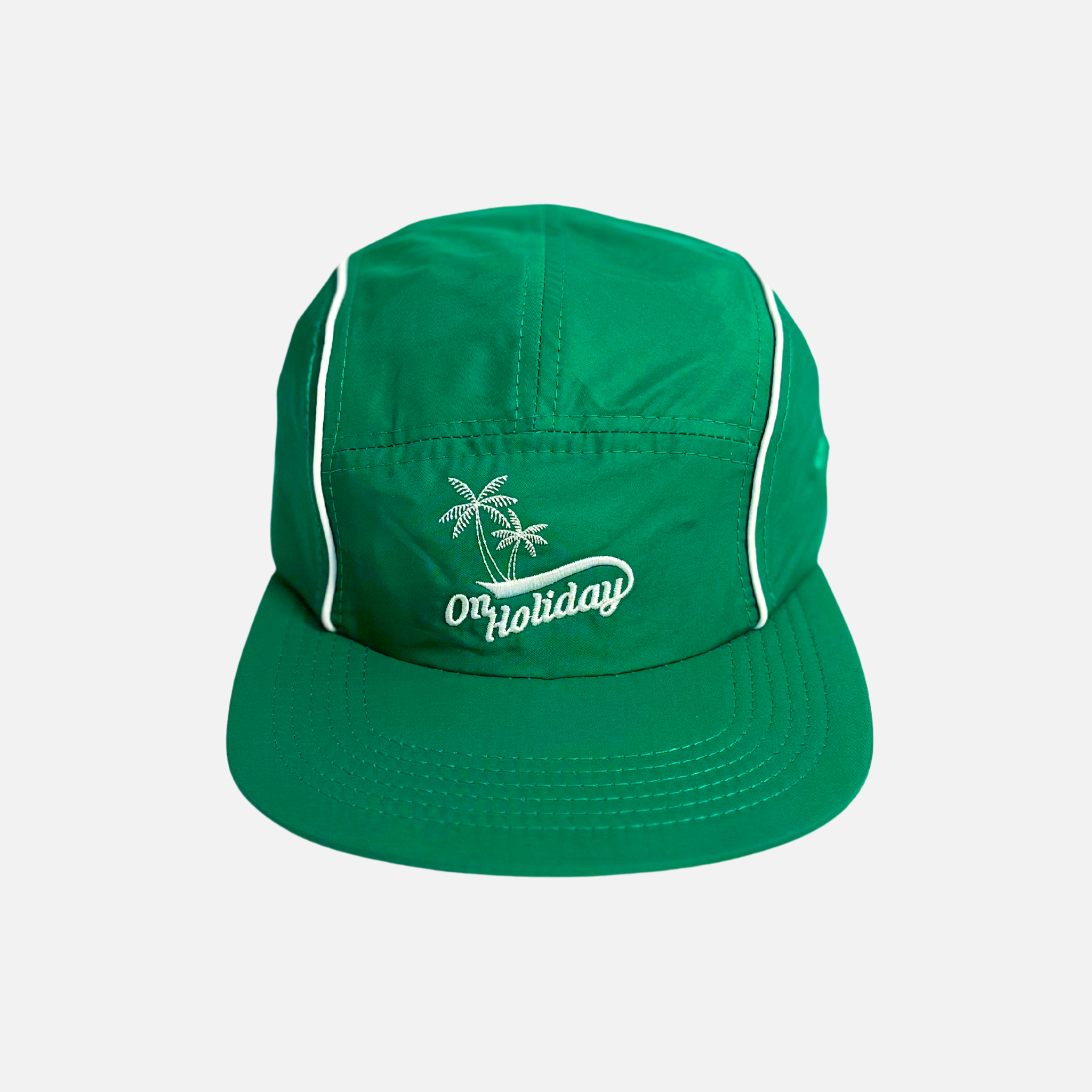 Green Hamptons 5 Panel Cap
