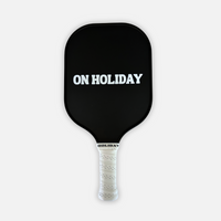 White Splatter Paint Pickleball Paddle