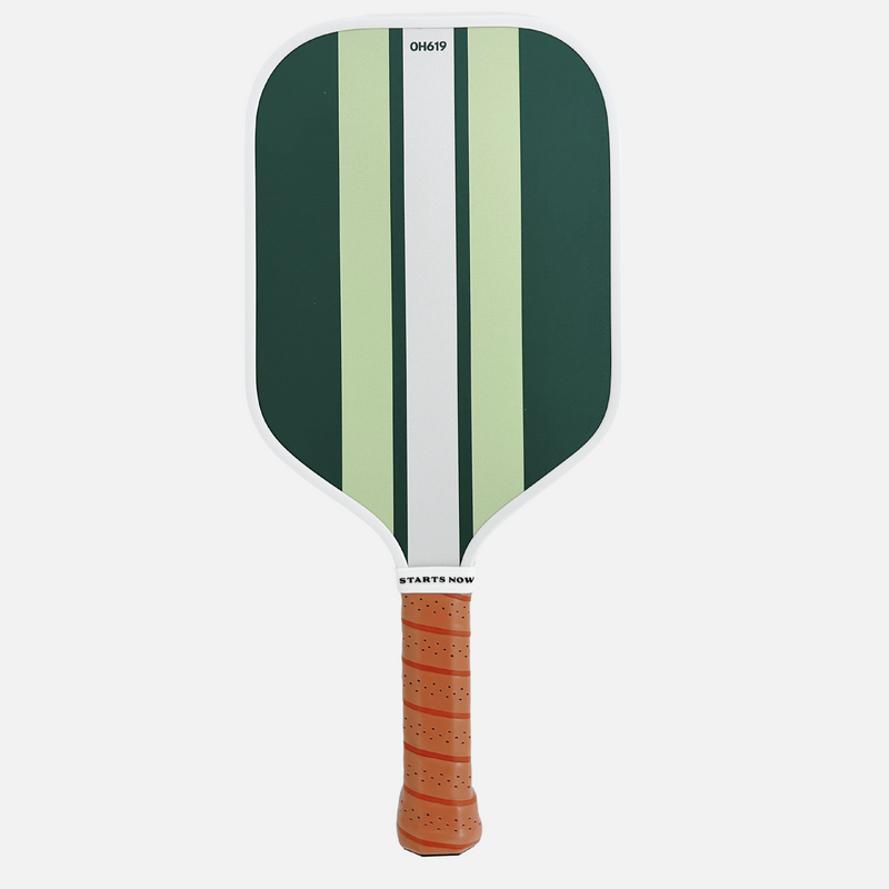 Performance Green Pickleball Paddle Brown Grip Tape