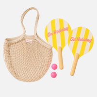 Cabana Stripe Beach Paddle Set | Limoncello