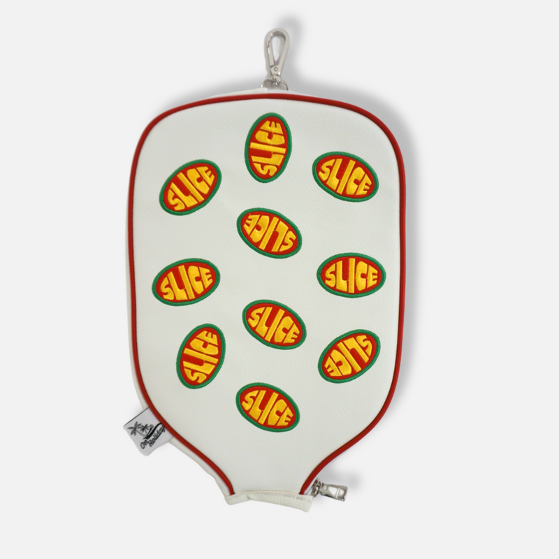 Slice Patch Leather Pickleball Paddle Cover