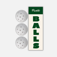 White Pickleball Balls - Set of 3